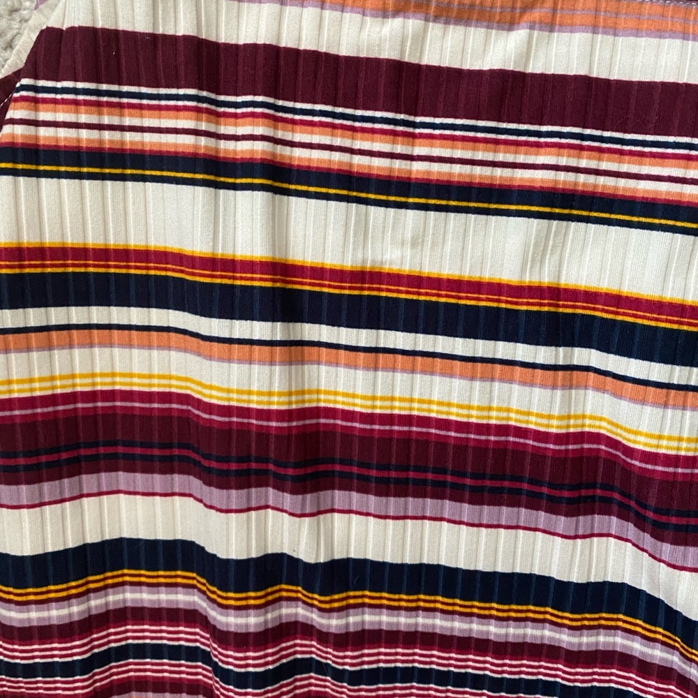 Lane Bryant Striped Colorful Crop Tank 18/20 - Picture 3 of 5